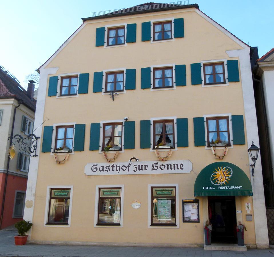 Hotel-Gasthof Zur Sonne Pappenheim Exterior foto